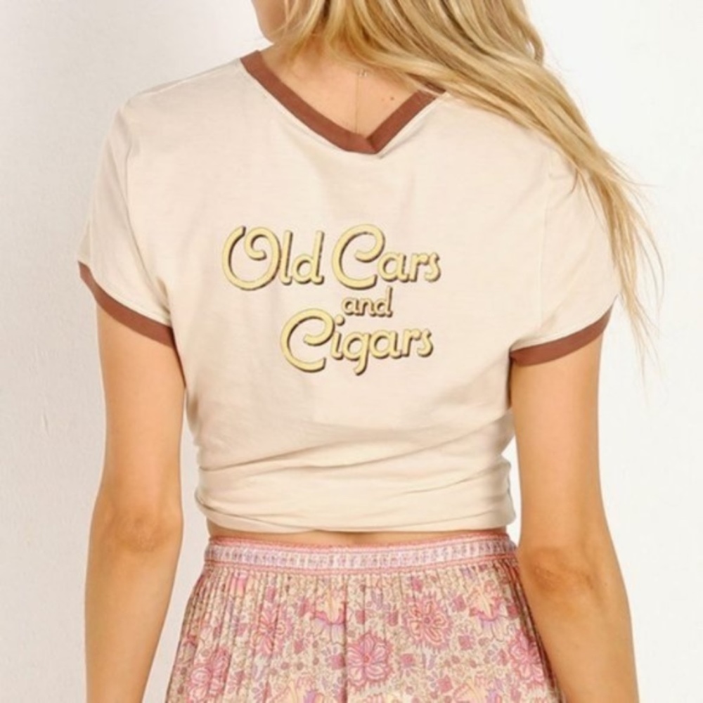 Boho Old cars & cigars Cuba graphic tee Havana - Picture 3 of 9